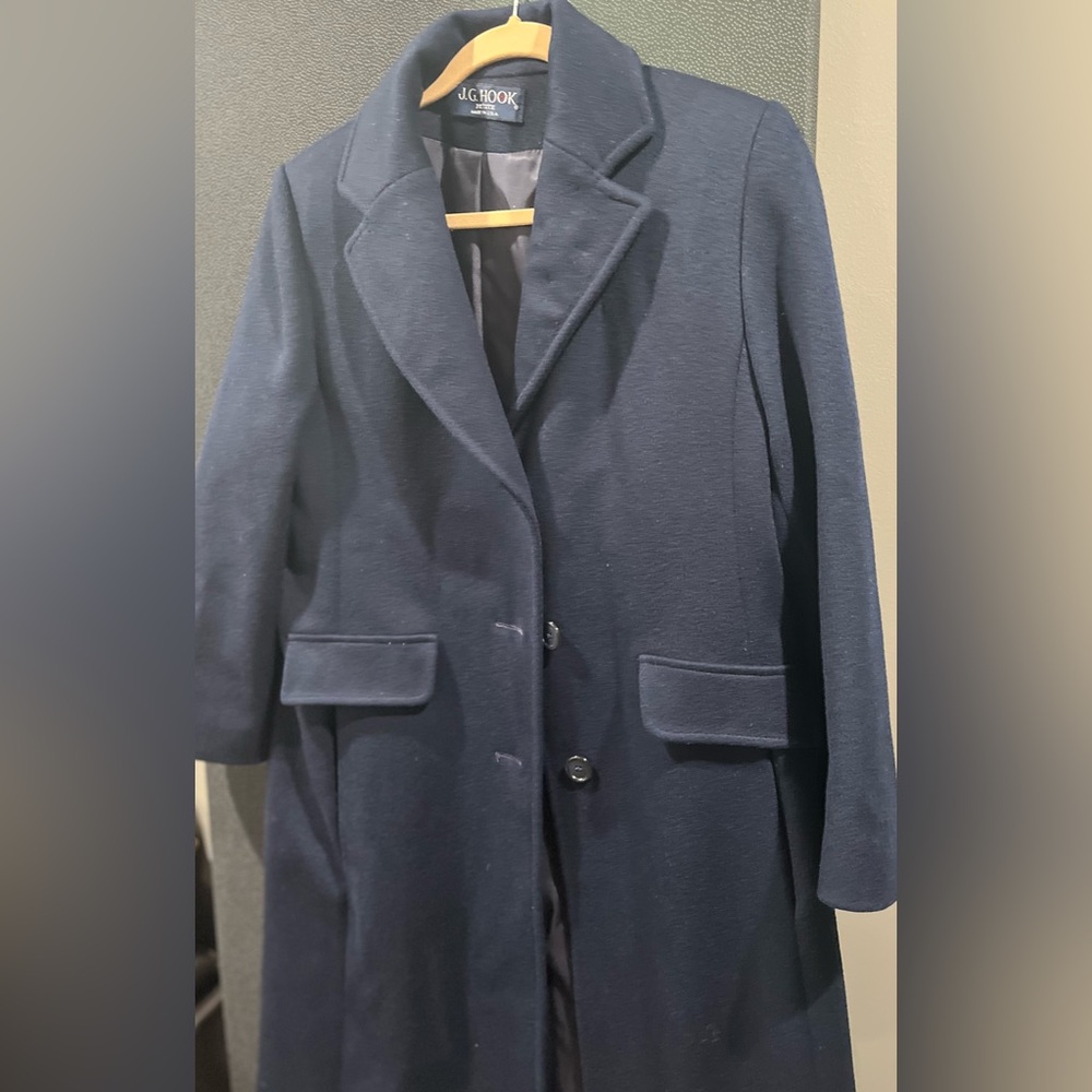 J. G. Hook Vintage line new Elegant Navy Women's Coat